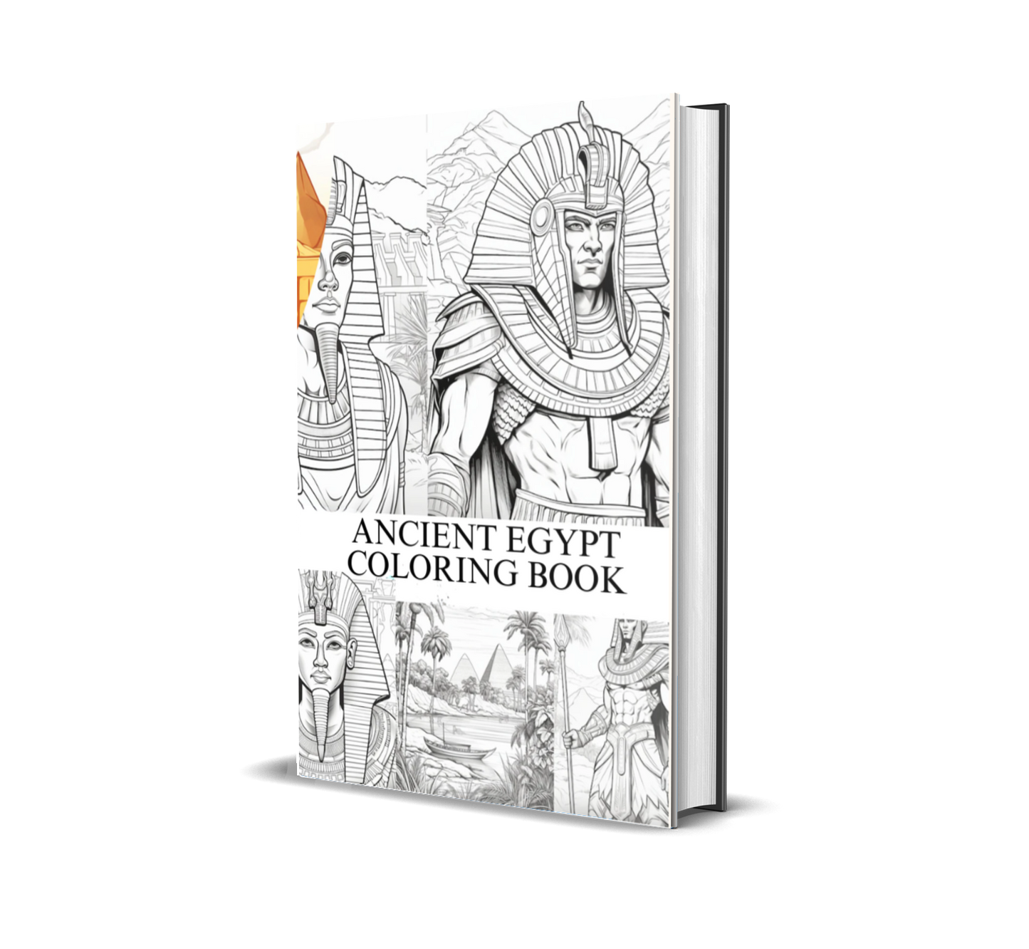 Ancient Egypt Coloring Book for Kids