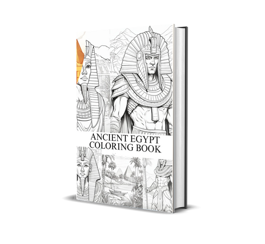 Ancient Egypt Coloring Book for Kids